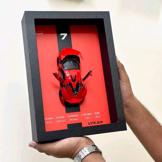 Premium Framed Car Model – 3D Wall Decor for Auto Enthusiasts, Unique Models - SRC6