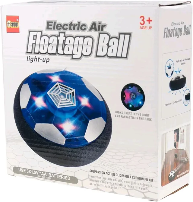 Electric Air Hover Football – LED Light-Up Floatage Ball Toy (USB Rechargeable)