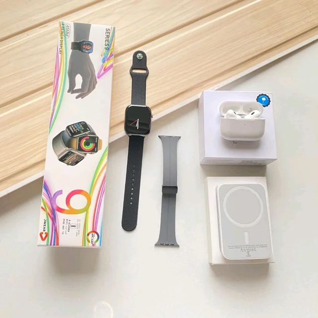 3 in 1 Tech Bundle Deal |Series 9 Smartwatch + TWS Earbuds + Magnetic Powerbank