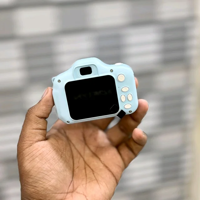 Kids Digital Camera with Screen – 1080P Photo & Video, Rechargeable, USB Cable, Cartoon Design – Perfect for Boys & Girls