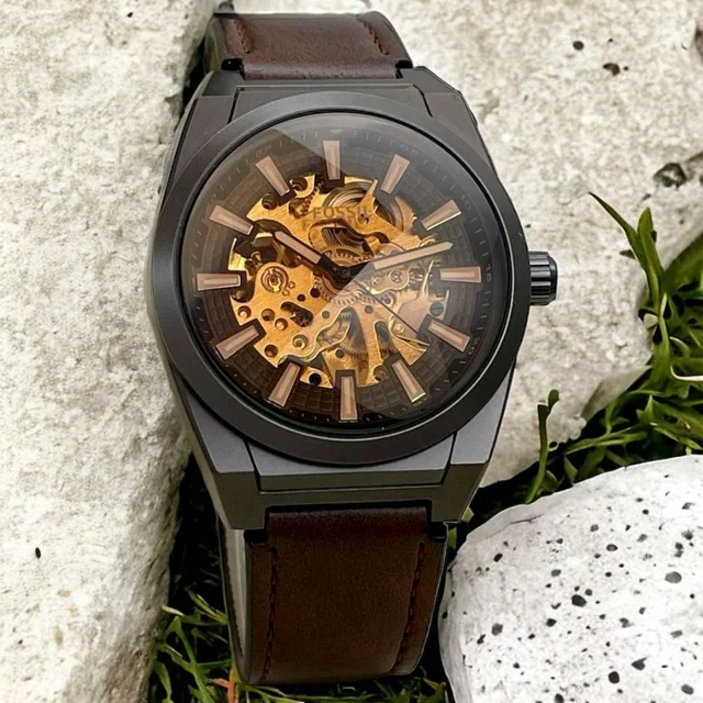 ANALOG AUTOMATIC TOP QUALITY COLLECTION WITH HIGH QUALITY STRAP BEST FINISHING BODY & CASE