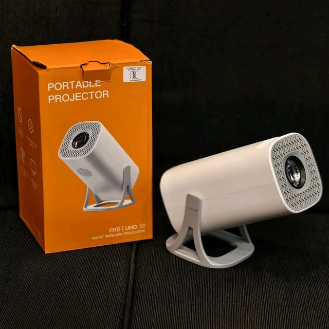 Mini Smart Android Projector With HD Decoding FHD Display | Built-in OS | Wireless Screen Mirroring | Ultra Portable Design