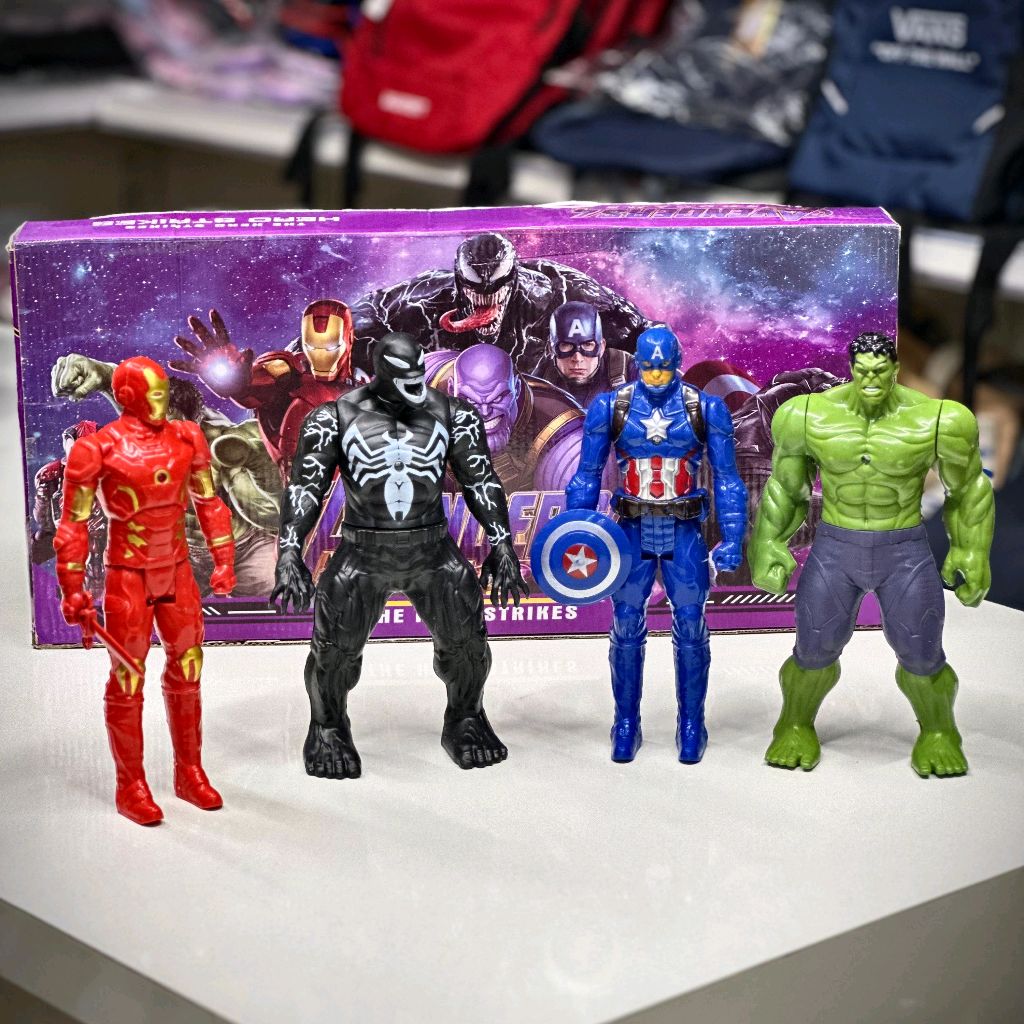 Superhero Action Figures Set – Avengers Style Toys for Kids