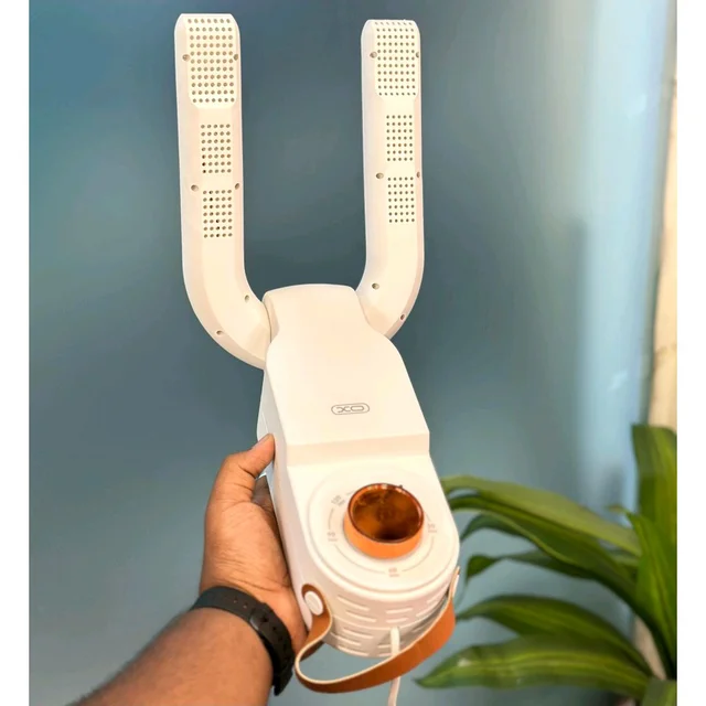 Portable Electric Shoe Dryer with Timer | Foldable Design | 360° Hot Air Circulation | Antibacterial Deodorant | XO-CF35 Model