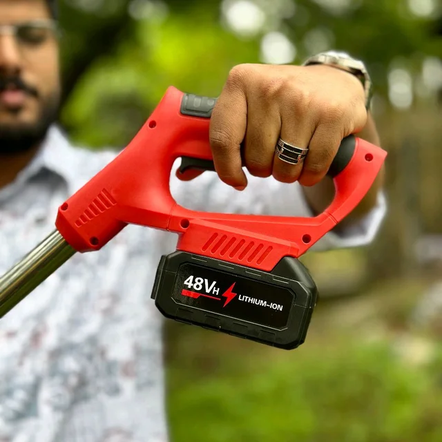 Electric Grass Cutter with Dual Battery 24Vf – High-Power Brush Cutter for Garden & Farm Use