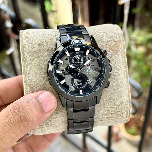 Analog EFR 303 World Map Powerful Hi-End Quartz Chronograph Machinery Watch For Men - ARV2