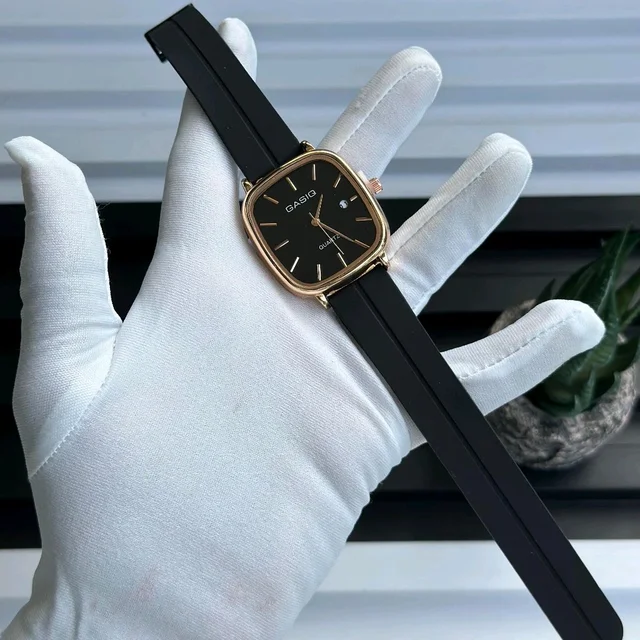 Buy 1 Get 1 Free Offer | Most Demanded Gasiq Quartz Movement Watch With High Quality Strap Best finishing Body & Case