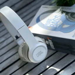 Wireless Earphone Headphones With Microphone Lightweight, For Music Lovers & Professionals - Suitable for Travel, Office & Home, 5-6 Hours Playback Time, High Quality Model - Gray