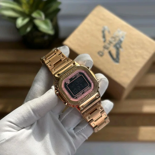 Most Demanded Digital High Quality Watch With High Quality Strap Best finishing Body & Case - Copper