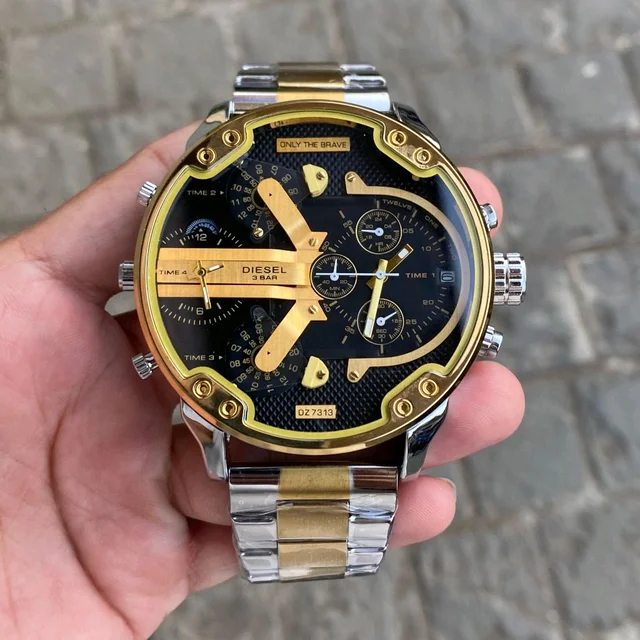 Analog Big Size Original Quartz Chronograph Machinery Watch - SRB3