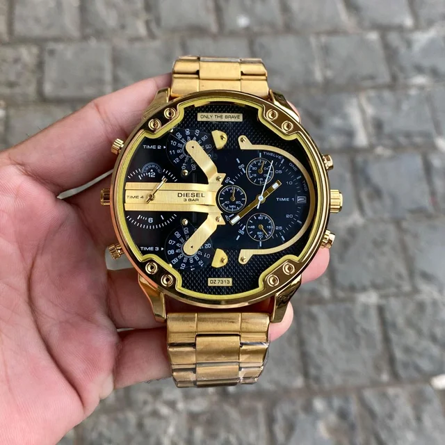 Analog Big Size Original Quartz Chronograph Machinery Watch - SRB5