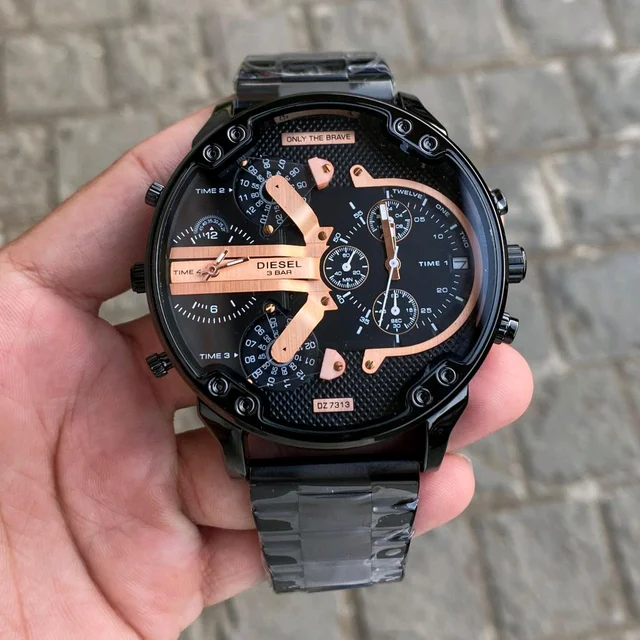 Analog Big Size Original Quartz Chronograph Machinery Watch - SRB9