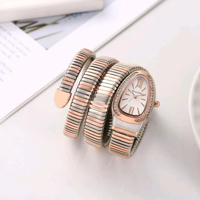 Analog Snake Jewellery Design Watch - SRV4