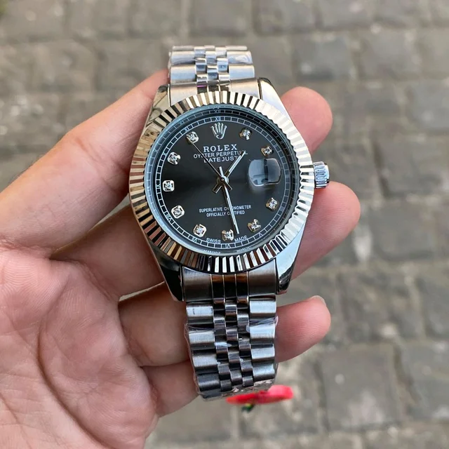 Analog Day Date High Quality Quartz Movement Collection With High Quality Strap Best finishing Body & Case - SRB4