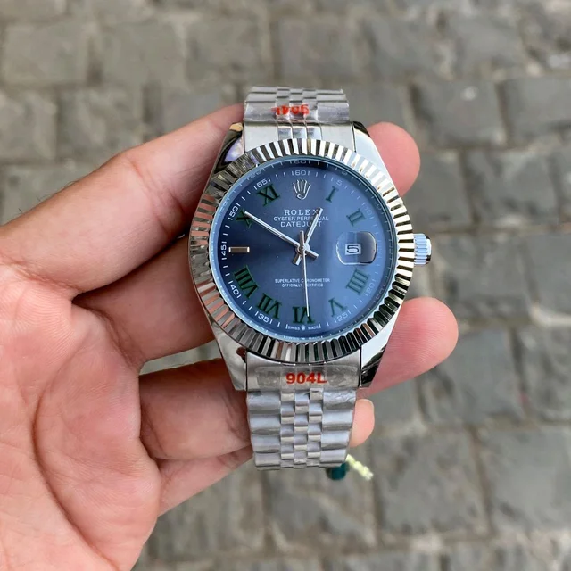 Analog Day Date High Quality Quartz Movement Collection With High Quality Strap Best finishing Body & Case - SRB5