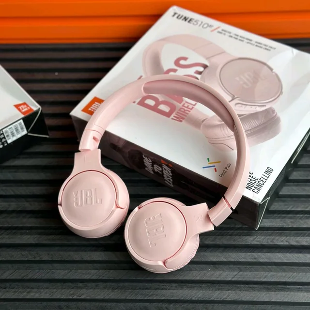 Wireless Earphone Headphones With Microphone Lightweight, For Music Lovers & Professionals - Suitable for Travel, Office & Home, 5-6 Hours Playback Time, High Quality Model
- Pink