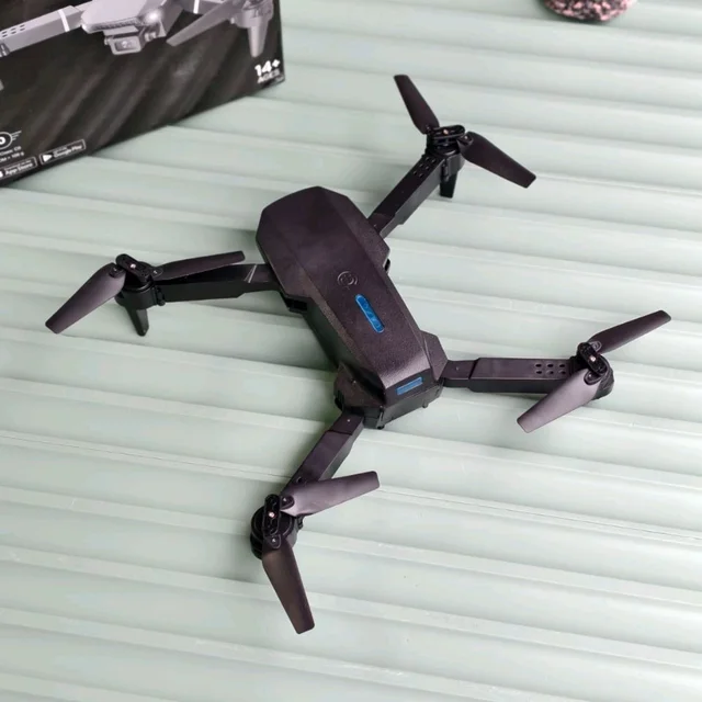 E88 Dual Camera Drone with Carry Case – Foldable, HD, Optical Flow, Smart Control