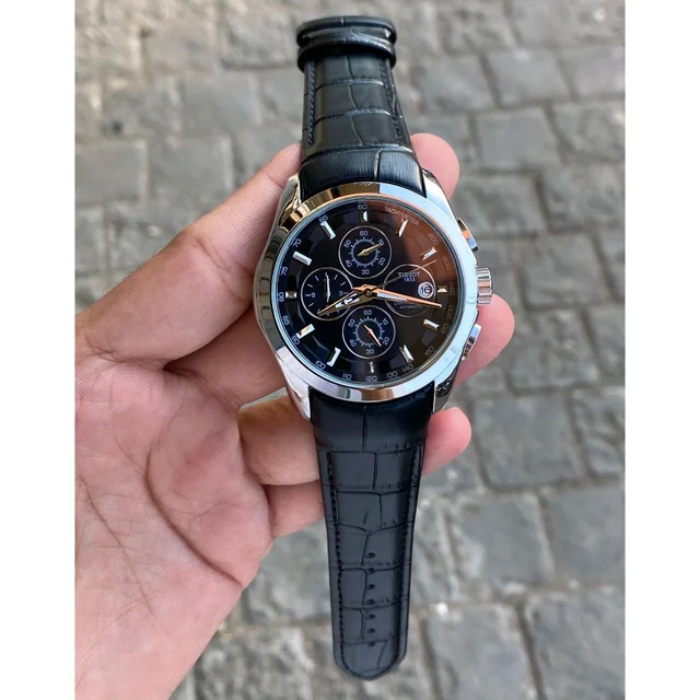 Analog 1853 Chronograph Top Quality Collection With Analog Brand Print Easy Operated Lock - SRB7