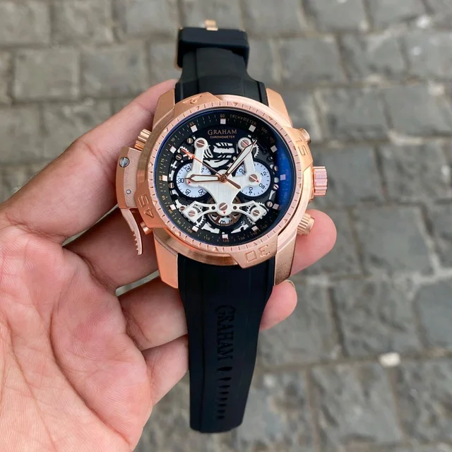 Analog Chrono fighter High End Orginal Chronograph Quartz Machinery Watch - SRB5