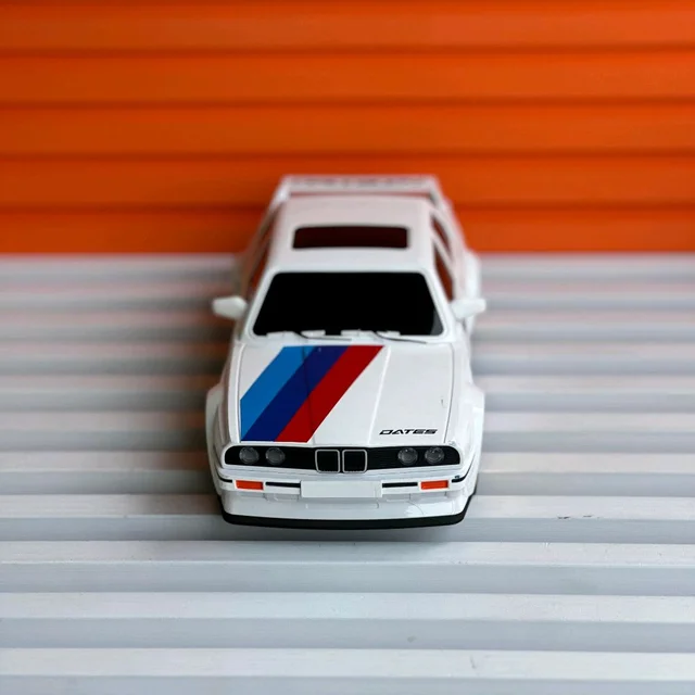 Remote Control Car 2.4GHZ High Speed Racing Car with Drift Tires, Roadblocks And LED Headlights Dual Batteries Best Birthday Gift, Holiday Gift - White