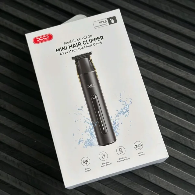 XO CF20 Smart Hair Clipper – Original Model | Waterproof | Professional Cordless Grooming Trimmer For Men