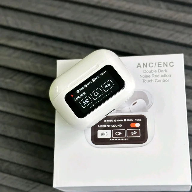 Smart Display TWS Earbuds | With Active ANC + ENC