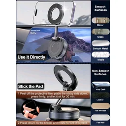 K007 Smart Vacuum Suction Phone Stand
