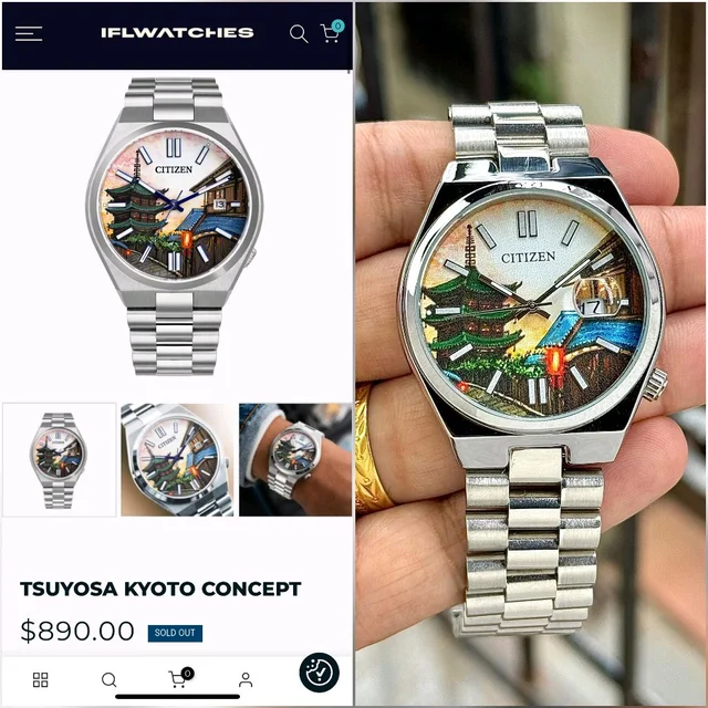 Another Conceptual Limited Edition Time is Money – Quartz Movement Watch - SRV4