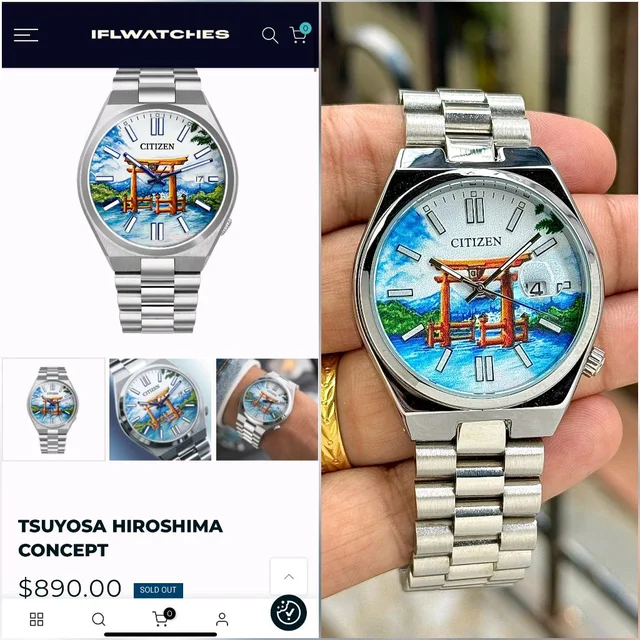 Another Conceptual Limited Edition Time is Money – Quartz Movement Watch - SRV6