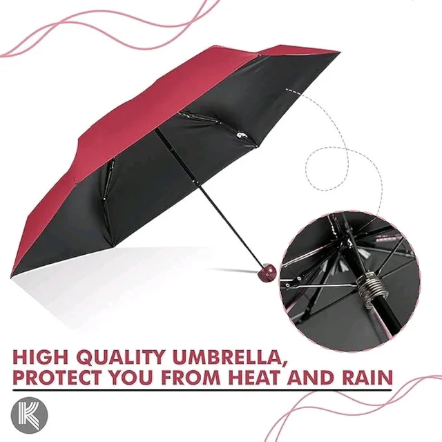 Mini Capsule Umbrella | Ultra-Compact | Water-Repellent | With Hard Shell Case