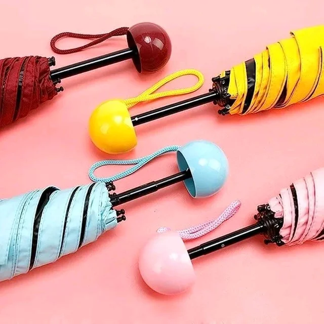 Mini Capsule Umbrella | Ultra-Compact | Water-Repellent | With Hard Shell Case