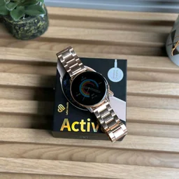 Active 2 Best Quality Smartwatch | 2.5D Curve HD Screen Full Touch Upto 1*2 days Battery Backup | Dual Strap - Copper