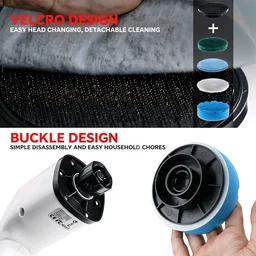 7-in-1 Electric Spin Scrubber Cleaning Brush with Extension Handle – Cordless Rechargeable Power Scrubber (1 Set / 25W)