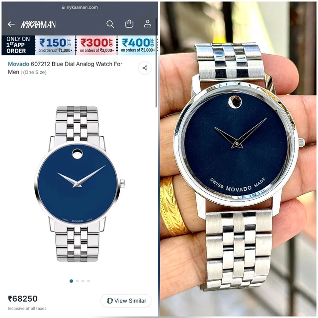 Analog Museum Classic Series Swiss-Made Quartz Movement Watch - Blue