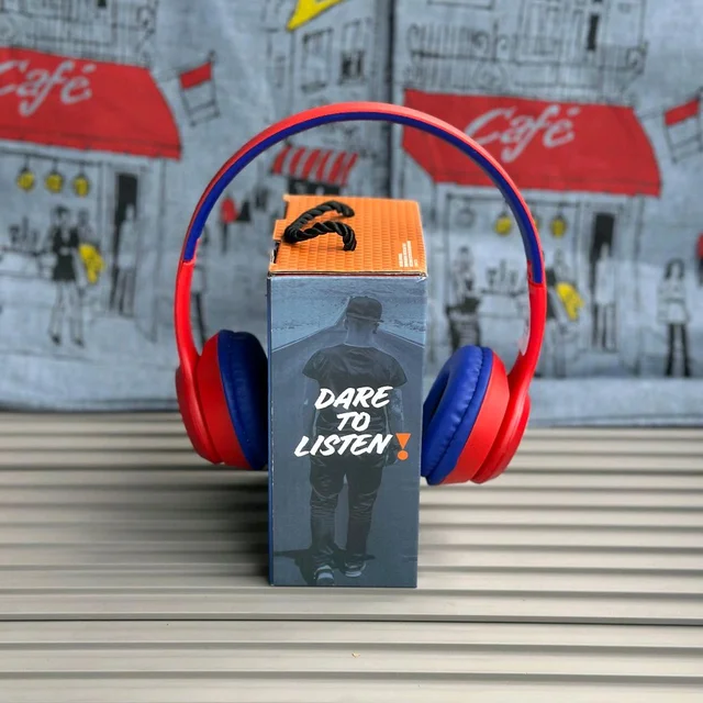 Wireless Earphone Headphones With Microphone Lightweight, For Music Lovers & Professionals - Suitable for Travel, Office & Home