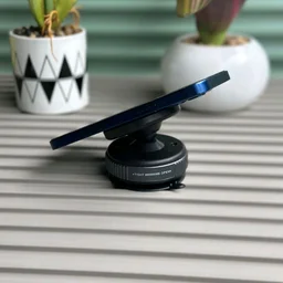 K009 Magnetic Phone Mount with Vacuum Suction – 360° Rotation, One-Hand Operation, Secure Dash Mount for All Smartphones (Universal Fit)