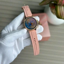 Wearfit HK Diamond Women's Smartwatch – Stylish Luxury Dial | BT Calling | Heart Rate | Dual Strap | Always-On Display | Waterproof