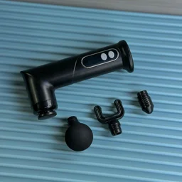 Mini Massage Gun – Deep Tissue Relief | 3 Heads | 20 Speed Levels | Type-C Rechargeable | Compact & Powerful