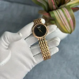 Most Demanded Analog Quartz Movement Collection With High Quality Strap Best finishing Body & Case - Black