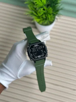 Dash Digital High Quality Quartz Movement Watch Collection With High Quality Strap Best finishing Body & Case (Pack Of 1) - Green
