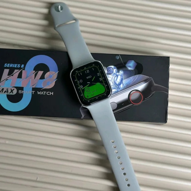 Wearfit HW8 Max Series 8 44mm Smartwatch Full Screen | NFC Support | Best Software Experience and Always On Display With Wireless Charging Support - Gray