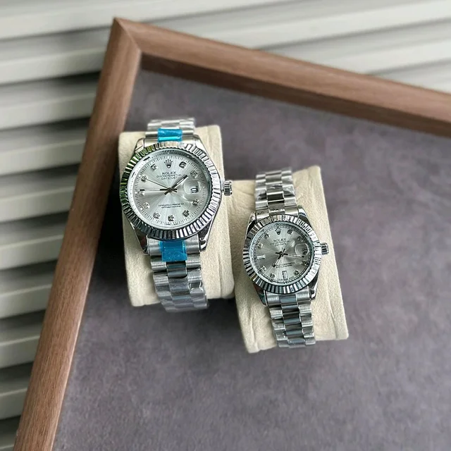 Most Demanded Analog Couple Quartz Movement Collection With High Quality Strap Best Finishing Body & Case
- Gray