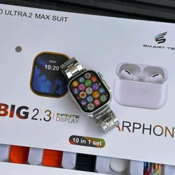 I20 Ultra Max Suit Smart Watch Set Combination Wrist Earphone, Watch I20ultra I20 Ultra Max Suit Smartwatch 10 In 1