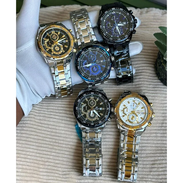 Men’s Classic Analog Watch – Elegant Dial, Date Display, Chronograph Working – Formal & Casual Wear - STB2