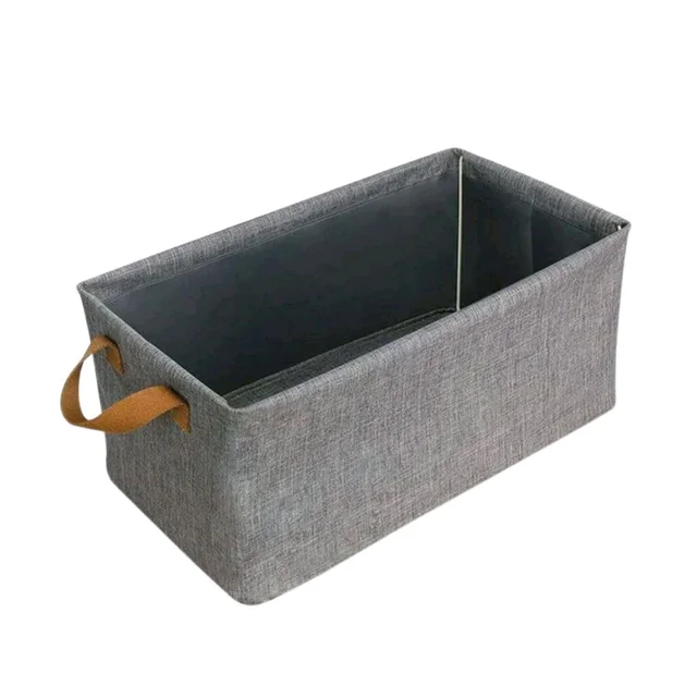 Cloth storage baskets, closet storage bins, Canvas Fabric Storage Basket for shelves, basket organizers for shelf, storage bins for clothes - Pack Of 1