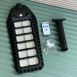 Ultra Bright 400W Solar LED Flood Light | 216 LEDs | Motion Sensor & Remote Control | Outdoor Waterproof IP65