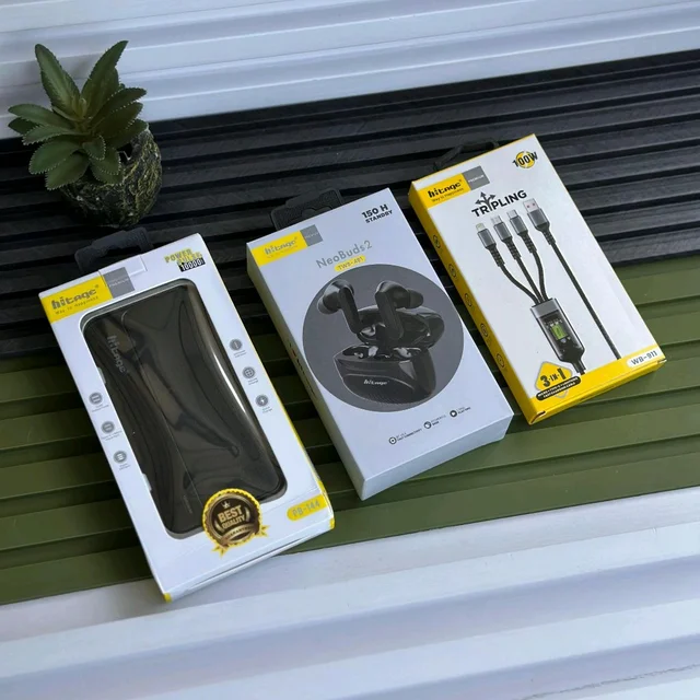 HITAGE Smart Combo Pack – Hitage Powerbank, Hitage NeoBuds S2 And Hitage 3-in-1 Fast Charging Cable