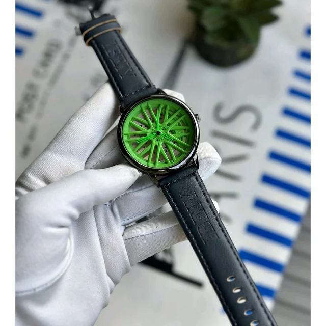 Buy 1 Get 1 Free Most Demanded Analog Quartz Movement Watch - Green