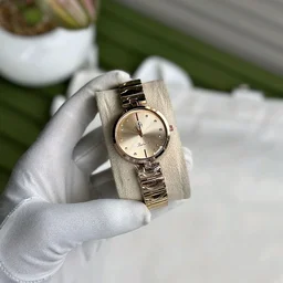 Buy 1 Get 1 Free Most Demanded LG GOLD Analog Quartz Movement Collection - Copper