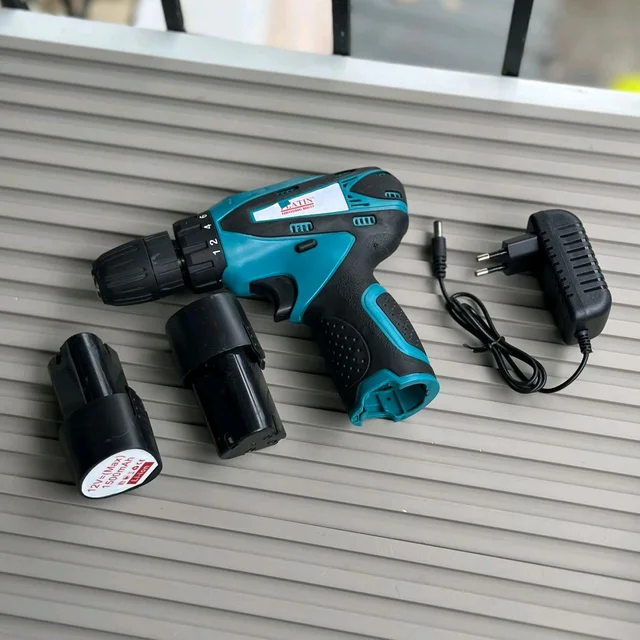 PLATIN Professional Cordless Drill Machine Kit with Dual Battery & 46 Accessories